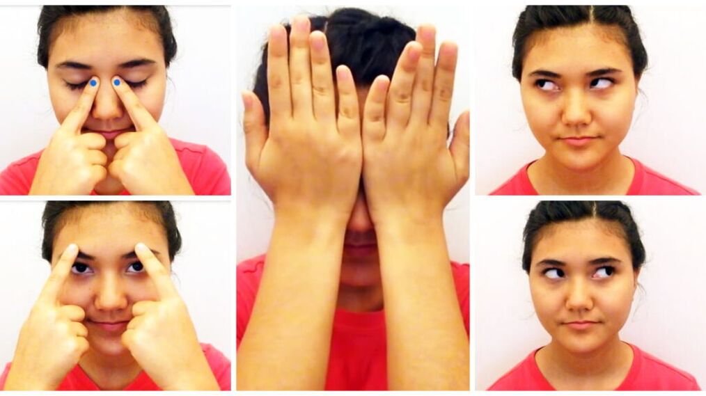 oogoefeningen om het gezichtsvermogen te herstellen