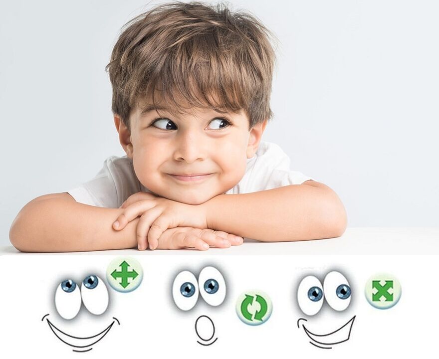 visuele gymnastiek voor slechtziendheid voor kinderen