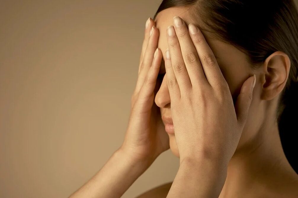 Handpalmoefening voor de ogen
